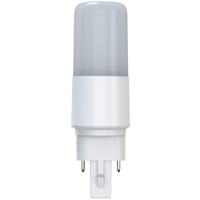 721 Lumens - 5 Watt - 4000 Kelvin - LED PL Lamp - Replaces 9W CFL - 2 Pin G23 Base - Ballast Bypass or Plug and Play - 120-277 Volt - PLT-20327