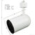 Nora NTH-105W - Round Back Cylinder Track Fixture - White Thumbnail