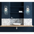 20 in. x 8 in. LED Wall Sconce Fixture - Up or Down Installation - Frosted Glass - Nickel Finish Thumbnail