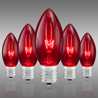 C9 7W RED TRANSPARENT