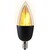 LED Flame Chandelier Bulb - 1 Watt - 6 Watt Equal - Candle Glow - 4 in. x 1.46 in.  Thumbnail
