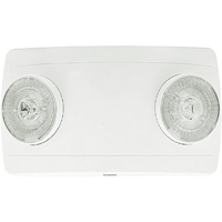 Emergency Light Fixture - LED Lamp Heads - 2 Watt - 90 Min. Operation - 120/277 Volt - Exitronix LED 51WH