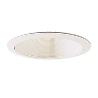 White Stepped Baffle