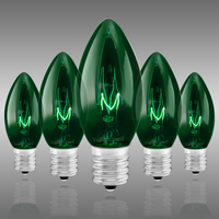 C9 7W GREEN TRANSPARENT