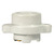 Medium Base Socket - Keyless - White Porcelain Thumbnail