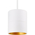 5 in. x 4 in. Wattage Selectable LED Pendant Fixture - Gold Baffle - White Finish Thumbnail
