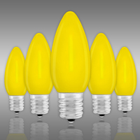 LED CIL C9 OPAQUE YELLOW