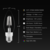 120 Lumens - 1.5 Watt - LED Chandelier Filament Bulb with 3 Selectable Color Temperature - 4.9 in. x 1.7 in. Thumbnail