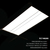 5800 Lumen Max - 50 Watt Max - 2 x 4 LED Troffer Fixture - Three Flat Light Panels - Wattage and Color Selectable Thumbnail