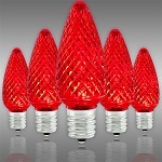 Red C9 LED Christmas Light Bulbs - Category Image