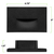 3 in. Tall - Indoor/Outdoor - LED Step and Wall Light - Horizontal Thumbnail
