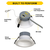 3835 Lumen Max - 30 Watt Max - 8 in. Wattage and Color Selectable New Construction LED Downlight Fixture Thumbnail