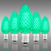 LED CIL C7 GREEN TRANSP