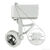 Nora NTL-207/75W - Gimbal Ring Low Voltage Track Fixture - White Thumbnail