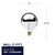60 Watt - 5 in. Dia. - G40 Globe Incandescent Light Bulb Thumbnail