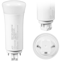520 Lumens - 5 Watt - 2700 Kelvin - LED PL Lamp - Replaces 13W CFL - 2 Pin GX23-2 Base - Plug and Play - 120/277 Volt - PLT-50399