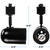Track Light Fixture - Round Back Cylinder - Black - Black Baffle  Thumbnail