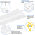 34,425 Lumens - 255 Watt - 4000 Kelvin - Linear LED High Bay Fixture Thumbnail