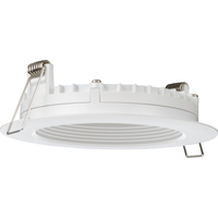 950 Lumens - 13 Watt - 6 in. Selectable New Construction LED Downlight Fixture - Hardwire - Kelvin 2700-3000-3500-4000-5000 - 75 Watt Incandescent Equal - Round - White Trim - 90 CRI - 120 Volt - Juno Lighting WF6 REG SWW5 90CRI MW M6