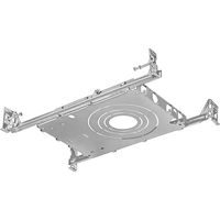 Universal New Construction Mounting Plate - For Use With 2, 3, 3.5, and 5 in. LED Downlight Fixtures - See Description For Compatible Fixtures - PLT-12988