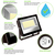 14,300 Lumens - 105 Watt - Color Selectable LED Flood Light Fixture Thumbnail