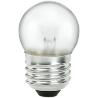 Shatter Resistant - 7 Watt - S11 Incandescent Light Bulb - Silicone Coating - Medium Base - 130 Volt - PLT 0007S11CL