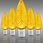Amber-Yellow C9 LED Replacement Christmas Light Bulbs - Category Image