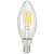 300 Lumens - 4 Watt - 2700 Kelvin - LED Chandelier Bulb - 3.8 in. x 1.4 in. Thumbnail