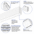4 ft. Wattage and Color Selectable Architectural LED Linear Fixture with Diffuser Lens - Up/Down Light - 3900 Total Lumens - White Thumbnail