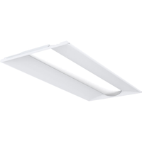 6492 Lumen Max - 48 Watt Max - 2 x 4 Wattage and Color Selectable LED Troffer Fixture with Emergency Backup - Watts 31-40-48 - Kelvin 3500-4000-5000 - 120-277 Volt - Lithonia Lighting STAKS 2X4 ALO6 SWW7 IE10WCP