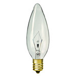 5 Watt Clear Straight Tip Candelabra Base Chandelier Light Bulbs - Category Image