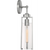 17 in. x 5 in. Wall Sconce Fixture - Clear Glass - Nickel Finish Thumbnail