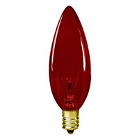 25W RED CAND 120V STRAIGHT
