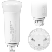 580 Lumens - 5 Watt - 4000 Kelvin - LED PL Lamp - Replaces 13W CFL - 2 Pin GX23-2 Base - Plug and Play - 120/277 Volt - PLT-50402