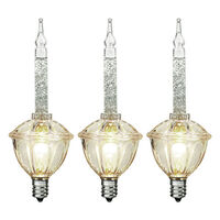 C7 Clear Glitter Bubble Light