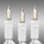 10 ft. - Incandescent Mini Light String - (50) Clear Bulbs - 2.5 in. Bulb Spacing - White Wire Thumbnail