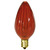 25 Watt - Transparent Amber - Straight Tip - Incandescent Chandelier Bulb Thumbnail
