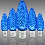 Blue C9 LED Christmas Light Bulbs - Category Image