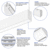 2 ft. Wattage and Color Selectable Architectural LED Linear Fixture with Diffuser Lens - Up/Down Light - 2050 Total Lumens - White Thumbnail