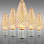 Warm White Deluxe C9 LED Christmas Light Bulbs - Category Image
