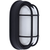 8.5 in. Color Selectable LED Oval Cage Bulk Head Fixture - Ribbed Glass Lens  - Black Finish Thumbnail