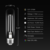 250 Lumens - 3 Watt - 2700 Kelvin - LED T10 Tubular Filament Bulb Thumbnail