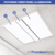4050 Lumen Max - 35 Watt Max - 2 x 2 LED Troffer Fixture - Three Flat Light Panels - Wattage and Color Selectable Thumbnail