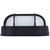 8.5 in. Color Selectable LED Oval Cage Bulk Head Fixture - Ribbed Glass Lens  - Black Finish Thumbnail