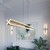 AFX Cass - 4 ft. Linear LED Pendant Fixture - Gold Finish Thumbnail