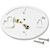 Medium Base Lampholder - Keyless - Porcelain Thumbnail
