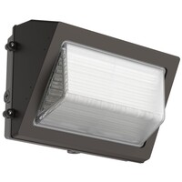 18,550 Lumen Max - 120 Watt Max - Wattage and Color Selectable LED Wall Pack Fixture with Adjustable Beam Angle - Watts 80-100-120 - Kelvin 3000-4000-5000 - Integrated Photocell - 277-480 Volt - PLT-13618