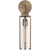 17 in. x 5 in. Wall Sconce Fixture - Clear Glass - Brass Finish Thumbnail