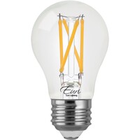 450 Lumens - 5 Watt - 2700 Kelvin - LED A15 Filament Bulb - 3.46 in. x 1.88 in. - Clear - 40 Watt Equal - Medium Base - 120 Volt - 4 Pack - Euri Lighting VA15-3020e-4