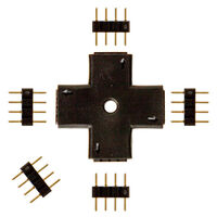 Plus sign shape connector